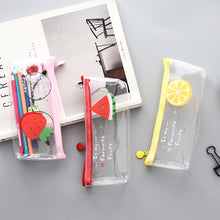 Load image into Gallery viewer, Transparent Large Capacity Pencil Bag