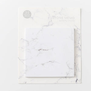 Marble Pattern Sticky Memo Pad